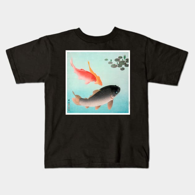 Common and Golden Carp Kids T-Shirt by TrvlAstral